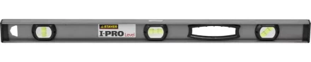 Уровень STAYER "PROFESSIONAL" I-PROLevel, усилен рельс с ручками, утолщен особопрочн профиль, точность 1мм/м, 3 ампулы, 80см 3477-080 купить в Надыме