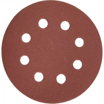 Круг шлифовальный ЗУБР "МАСТЕР" универсальный, из абразивной бумаги на велкро основе, 8 отверстий, Р320, 125мм, 5шт 35562-125-320 купить в Надыме