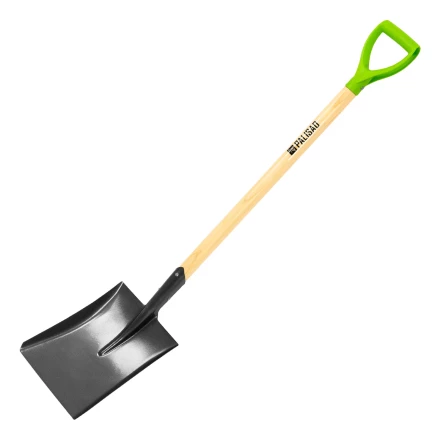 Лопата совковая, 250х295х1150 мм, деревянный лакированный черенок Palisad 61388 купить в Надыме