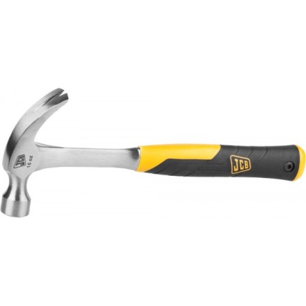 Молоток-гвоздодер JCB цельнокованый, двухкомпонентная виброгасящая рукоятка, 450г JHM003 купить в Надыме