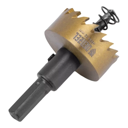 Коронка по металлу HSS, 32 мм, нитридтитановое покрытие Denzel 724109 купить в Надыме