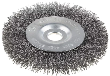 Щетка STAYER дисковая для точильно-шлифовального станка, витая сталь 0,3мм, 175/12,7/16мм 35185-175 купить в Надыме