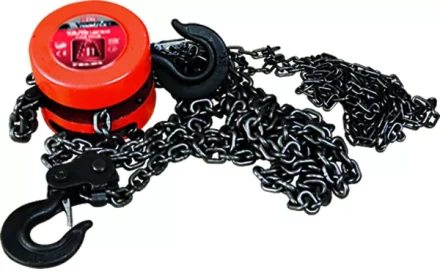 Таль цепная 5 т h  подъема 3 м расстояние между крюками 600 мм  MATRIX 519425 купить в Надыме