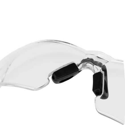 Очки защитные открытые Denzel 89191, поликарбонатные, прозрачная линза, 2х комп.дужки купить в Надыме