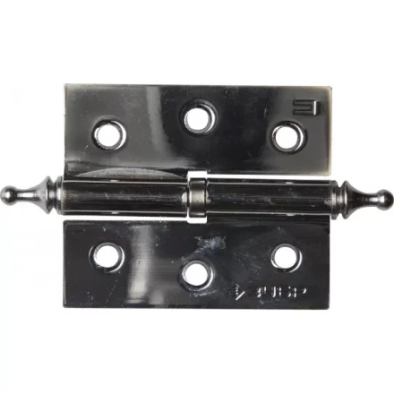 Петля дверная разъемная ЗУБР "ЭКСПЕРТ", 1 подшипник, цвет хром (CP), правая, с крепежом, 75х63х2,5мм, 2 шт 37605-075-2R купить в Надыме