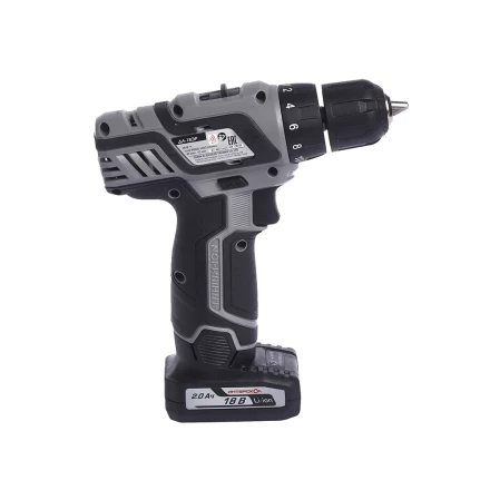 Аккумуляторная дрель-шуруповерт ИНТЕРСКОЛ ДА-18ЭР Li-ion (2 х 2Ач) купить в Надыме