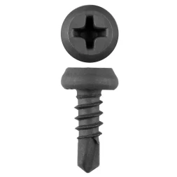 Саморезы ЗУБР со сверлом фосфатированные, для крепления лист. металла до 2мм, полуцилиндр. головка, 3.8x11мм, 75шт 4-300137-38-11