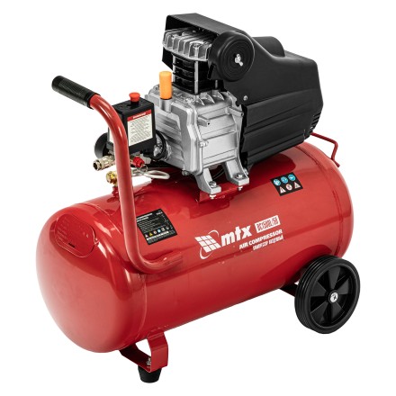 Компрессор воздушный MTX DC1500L/50, 1,5 кВт, 50 л, 210 л/мин 58018 купить в Надыме