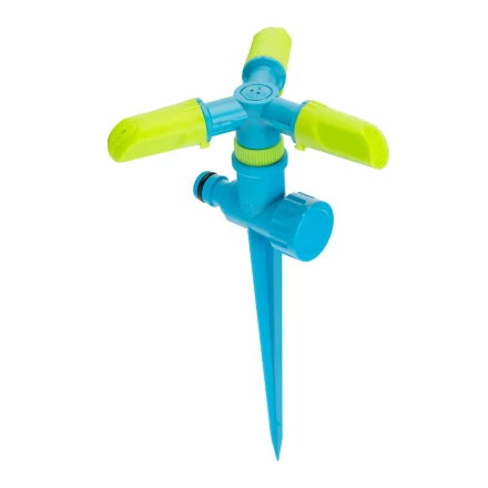 Разбрызгиватель вращающийся Palisad 65812, 3 лопасти, на пике, ABS-пластик, LUXE купить в Надыме
