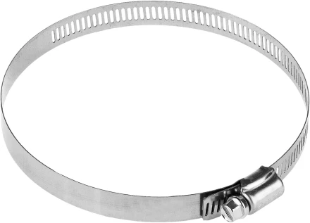 Хомуты ЗУБР "ЭКСПЕРТ", нерж. сталь, просечная лента 12 мм, 105-127 мм, 50 шт 37815-105-127-50 купить в Надыме