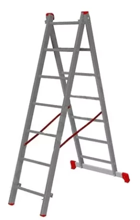 Лестница 2-х секционная алюминиевая 2*7 1013293 купить в Надыме