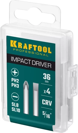 Биты для ударно-поворотных отверток KRAFTOOL 25551 купить в Надыме