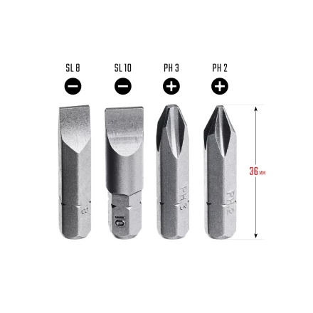 Биты для ударно-поворотных отверток KRAFTOOL 25551 купить в Надыме