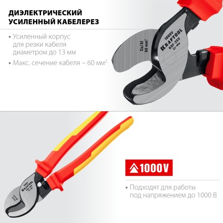 Кабелерез усиленный KSF диэлектрический 1000 В 23334-25V купить в Надыме