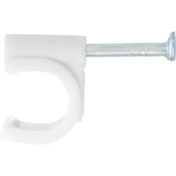 Скобы электроустановочные, 6 мм, прямоугольный профиль, 50 шт  СИБРТЕХ 47534 купить в Надыме