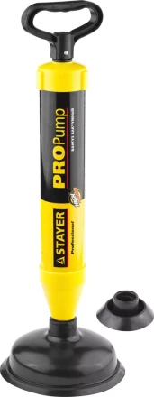 Вантуз STAYER "Professional" вакуумный PROPump, с двумя адаптерами 51925 купить в Надыме