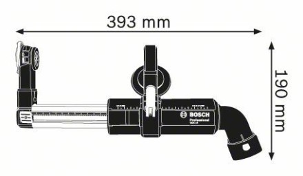 Насадка для пылеудаления Bosch GDE 16 Cyl (1.600.A00.1FJ) купить в Надыме