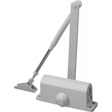 Доводчик дверной STAYER, для дверей массой до 40 кг, цвет белый 37916-50 купить в Надыме