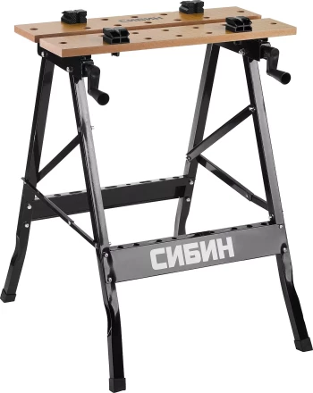 Верстак столярный СИБИН складной, 605х635х780 мм 38723 купить в Надыме