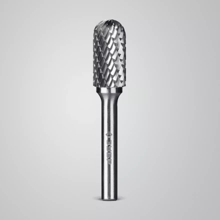 Зубр Твердосплавная борфреза C - цилиндр со сферическим концом, 12 х 25 мм (28802-12-25) купить в Надыме