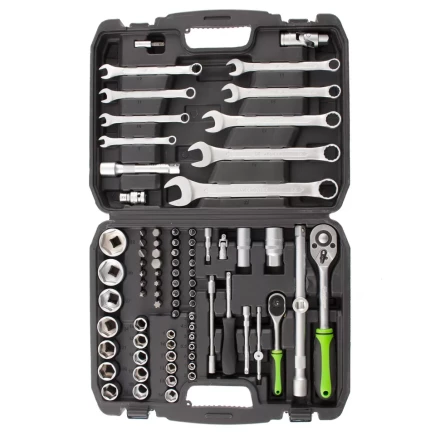 Набор инструмента 83 предмета, 1/2", 1/4" Сибртех 13500 купить в Надыме