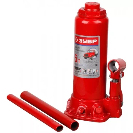 Домкрат ЗУБР гидравлический бутылочный, для автомобилей ГАЗ, 5т, 228-390мм 43059-390-5 купить в Надыме