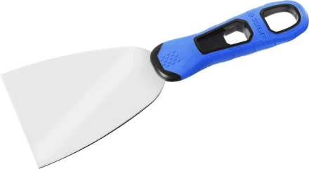 Шпатель ЗУБР "ПРОФЕССИОНАЛ" профилированное нержавеющее полотно, 2к ручка, 80мм 10049-08_z03 купить в Надыме