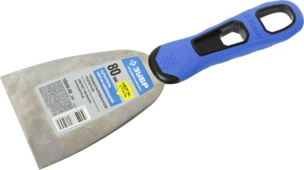 Шпатель ЗУБР "ПРОФЕССИОНАЛ" профилированное нержавеющее полотно, 2к ручка, 80мм 10049-08_z03 купить в Надыме