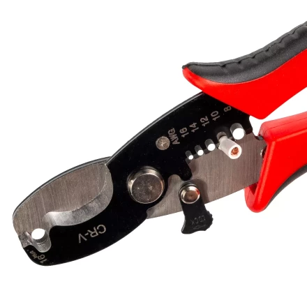 Ножницы для резки проводов КВТ MC-07 до 15 мм с функцией зачистки изоляции (86619) купить в Надыме