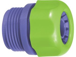 Соединитель пластмассовый  для шланга 1/2&quot; с внешней резьбой 3/4&quot;  PALISAD 66145 купить в Надыме