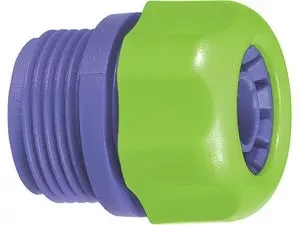 Соединитель пластмассовый  для шланга 1/2" с внешней резьбой 3/4"  PALISAD 66145 купить в Надыме