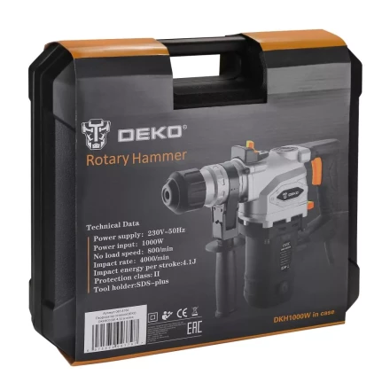 Перфоратор DKH1000W DEKO, 063-4160 в кейсе купить в Надыме
