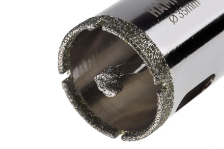 Коронка алмазная HAMMER Ф35мм HEX (DHS 35.0*65/5) купить в Надыме