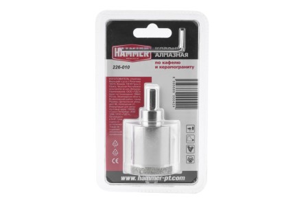 Коронка алмазная HAMMER Ф35мм HEX (DHS 35.0*65/5) купить в Надыме