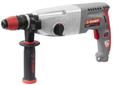 Перфоратор ЗУБР, SDS-plus, БЗП,  в компл., металл корпус редуктора, 800Вт, кейс ЗП-800ЭК купить в Надыме