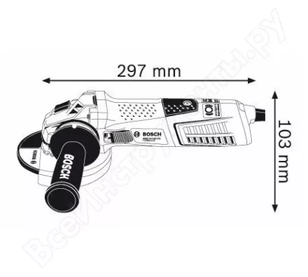 УШМ BOSCH GWS 12-125 CIX (0.601.793.102) купить в Надыме