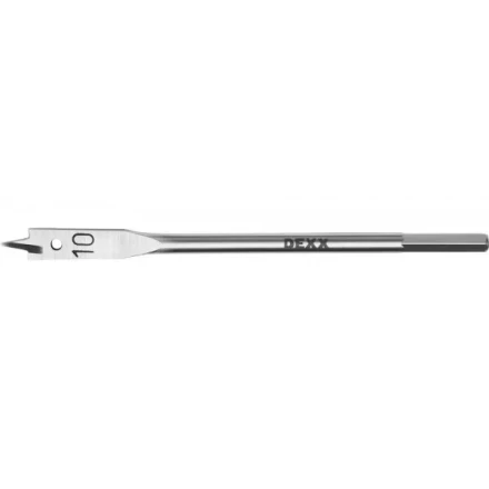 Сверло по дереву перовое, шестигранный хвостовик, DEXX 2945-10, d=10мм 2945-10 купить в Надыме