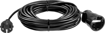 ЗУБР ПВС-207-Ш, ПВС, 2 x 0.75 мм2, 20 м, 2200 Вт, силовой удлинитель-шнур (55023-20) купить в Надыме