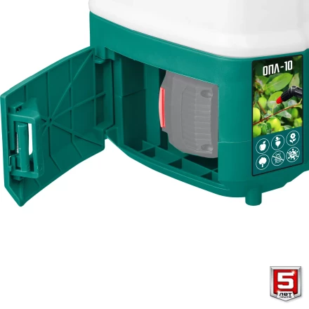 ЗУБР 10 л, аккумуляторный опрыскиватель (ОПЛ-10) купить в Надыме