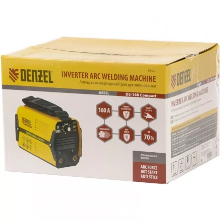Аппарат инверторный дуговой сварки DENZEL DS-160 Compact 94371 купить в Надыме