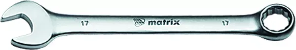 Ключ комбинированный 13 мм CrV матовый хром MATRIX 15109 купить в Надыме