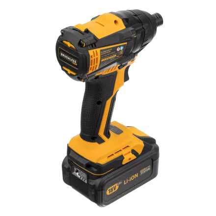 Винтоверт ударный аккумуляторный Denzel 26510 бесщеточный CID-IB-200 18В Li-Ion купить в Надыме