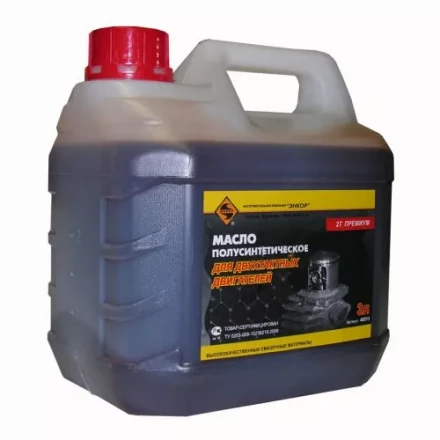 Масло для 2х тактных двигателей полусинтетическое ЭНКОР 3 литра 40513 купить в Надыме