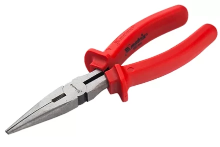 Длинногубцы Econom 200 мм прямые шлифованные пластмассовые рукоятки MATRIX 17194 купить в Надыме