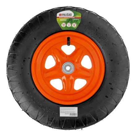Колесо пневматическое Palisad «Звезда» 4.80/4.00-8 D380 мм, внутренний диаметр подшипника 12 мм, длина оси 80 мм, 689465 купить в Надыме