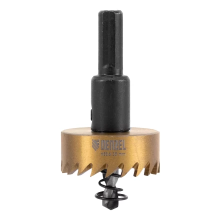 Коронка по металлу HSS, 35 мм, нитридтитановое покрытие Denzel 724110 купить в Надыме