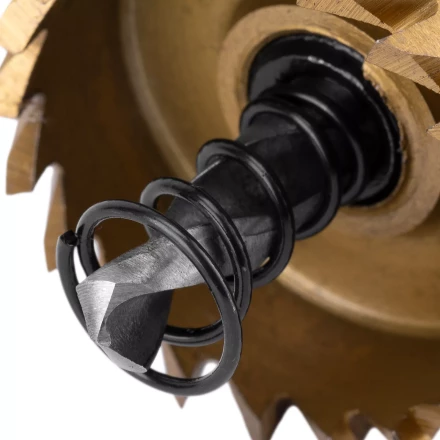 Коронка по металлу HSS, 35 мм, нитридтитановое покрытие Denzel 724110 купить в Надыме