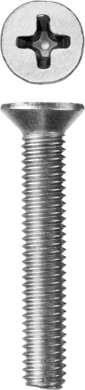 Винт ЗУБР "МАСТЕР" DIN 965, класс прочности 4.8, оцинкованный, M5x30мм, 5кг 303110-05-030 купить в Надыме