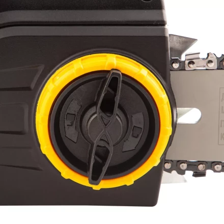 Пила цепная электрическая Denzel EDS-2200 2.2 кВт продольная шина 45 см шаг 3/8 паз 1.3 мм 62 звена 95619 купить в Надыме