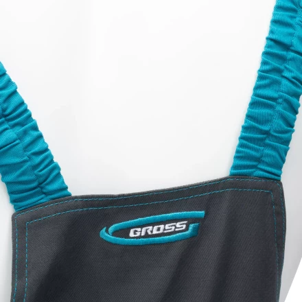 Полукомбинезон профессиональный рабочий Gross 90446, 97% хлопок 3% спандекс, XXXL купить в Надыме